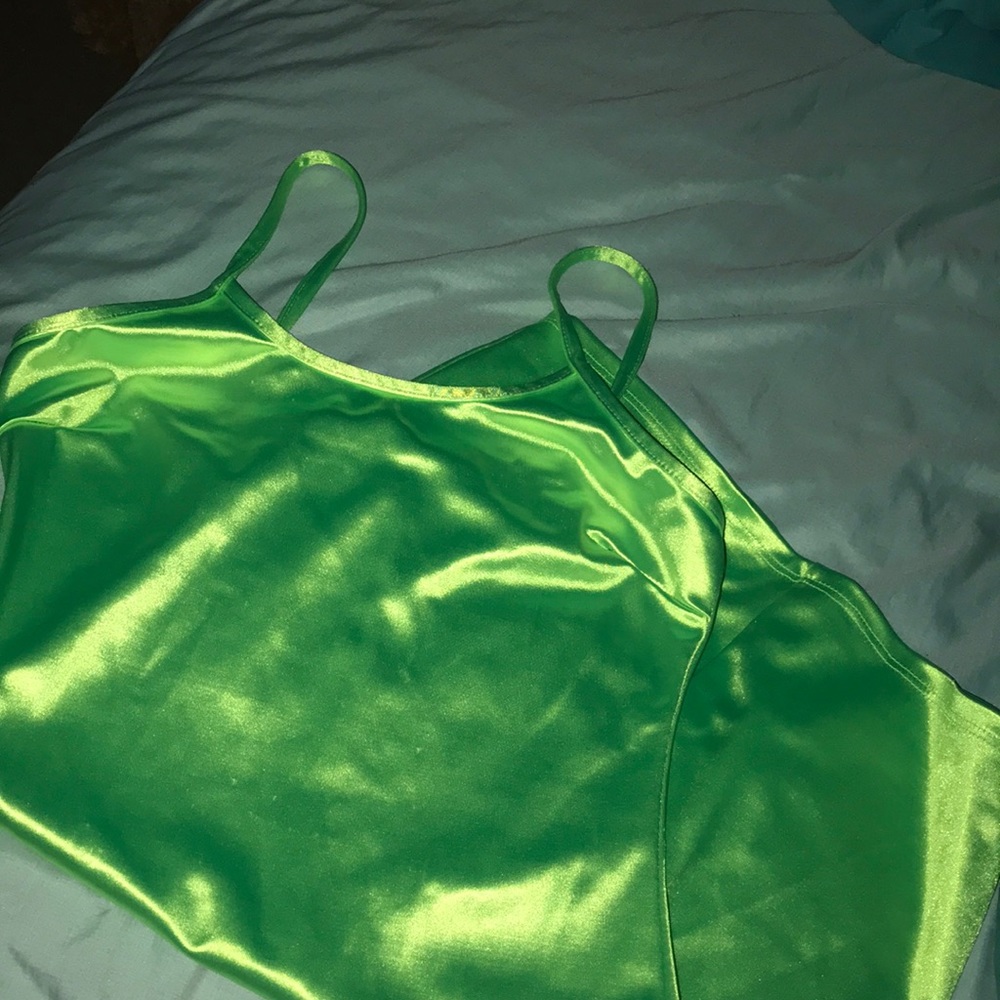neon green party dress